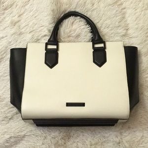 Kendall & Kylie Black and White Colorblock Bag