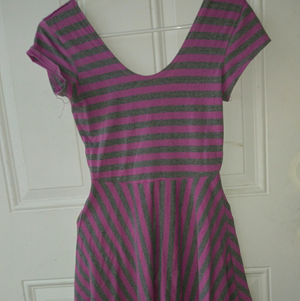U cut Skater Dress