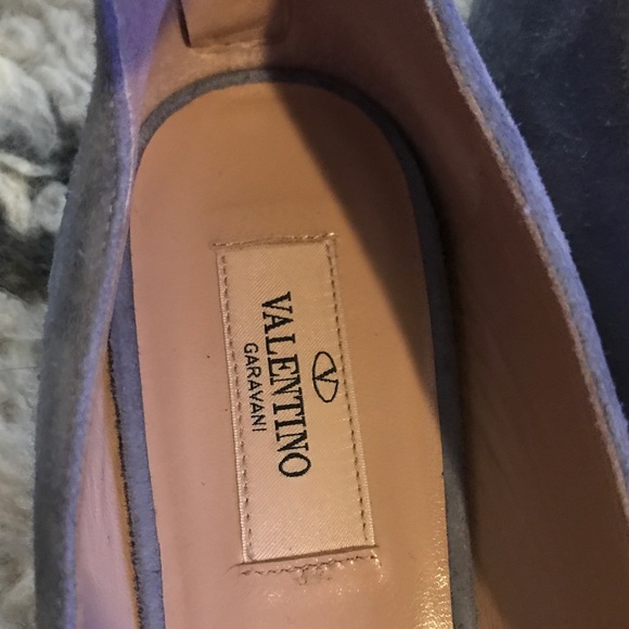 Valentino Garavani suede ballerinas - Blue 37.5 - Picture 3 of 7