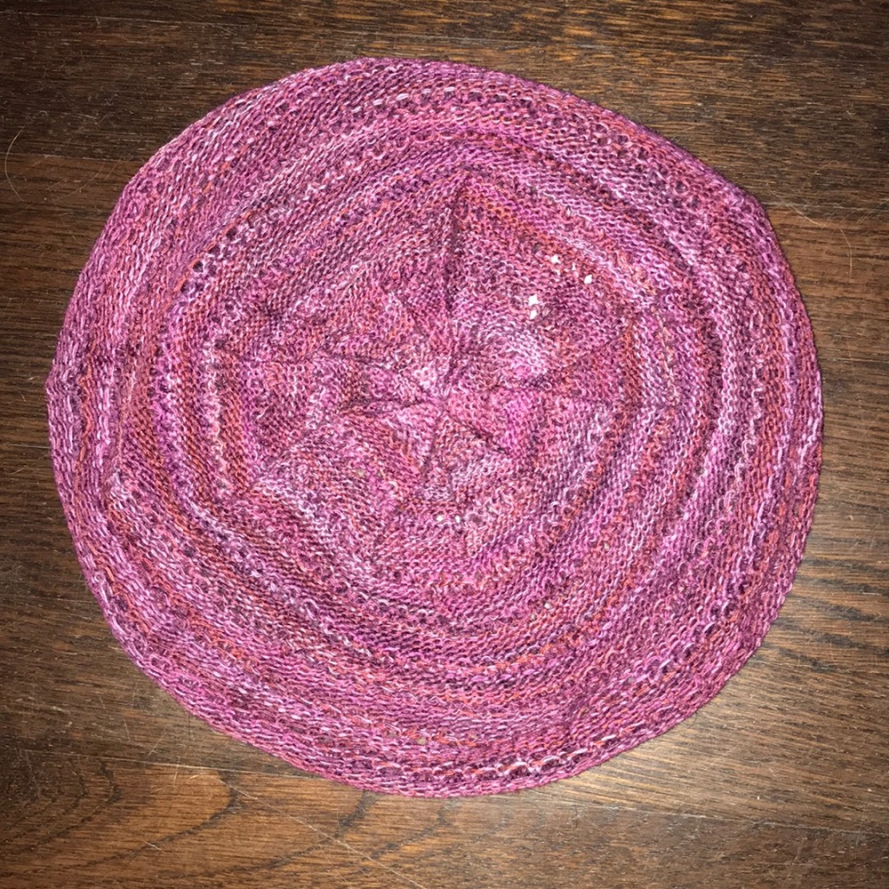 NYC Fuchsia Knit Beret