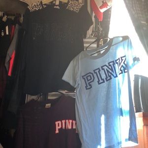Victoria secret pink shirt lot