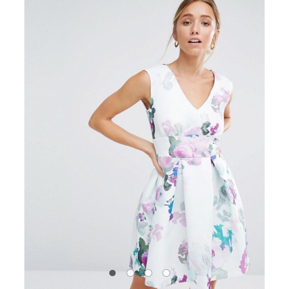 ASOS floral skater dress