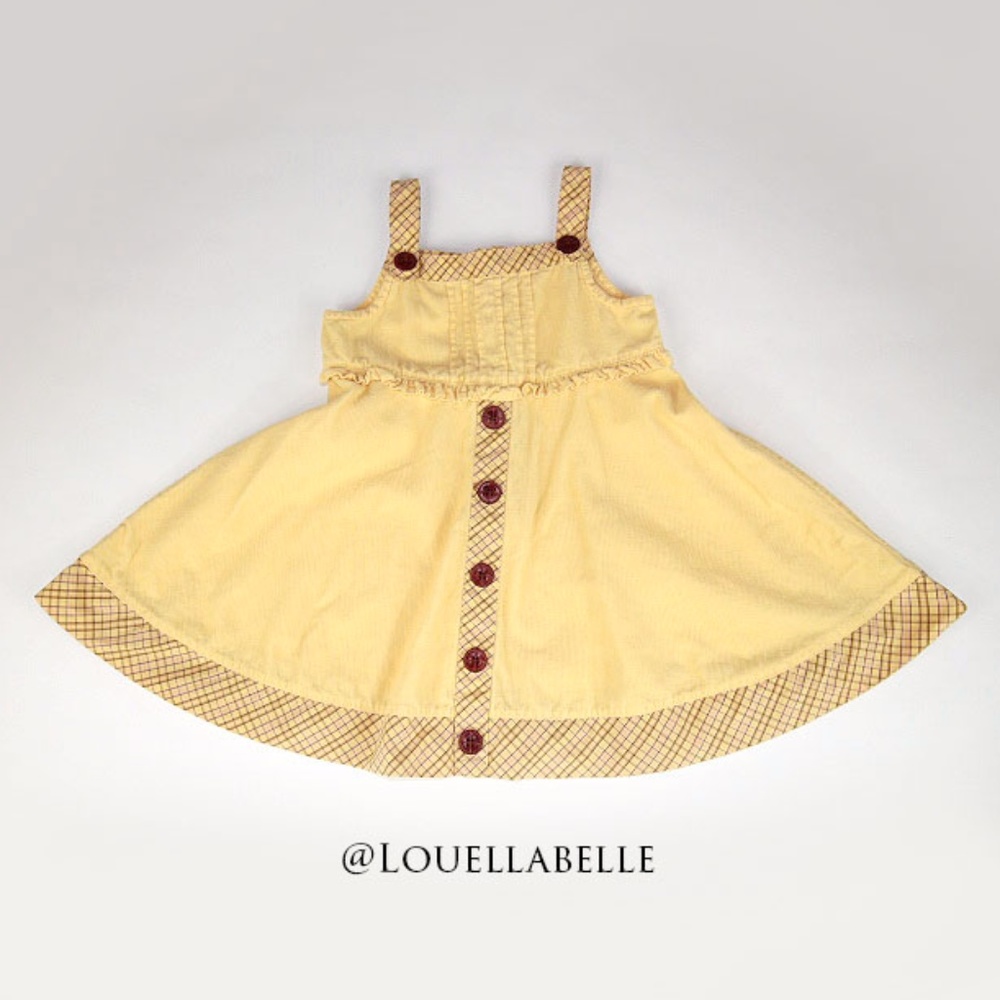 Gymboree Yellow Corduroy Dress 2T