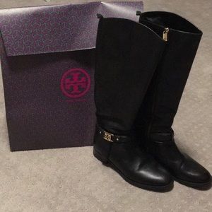 Tory Burch black boots 7.5