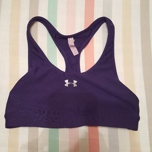 Purple Under Armour sports bra
