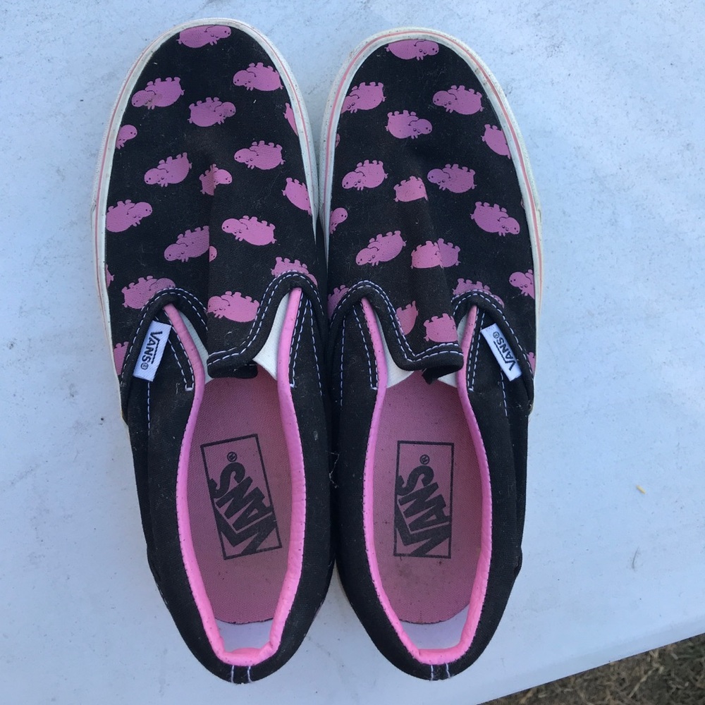 Hippo print vans