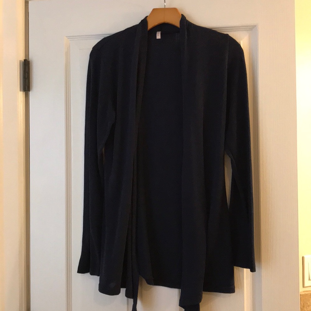 Navy Cardigan.