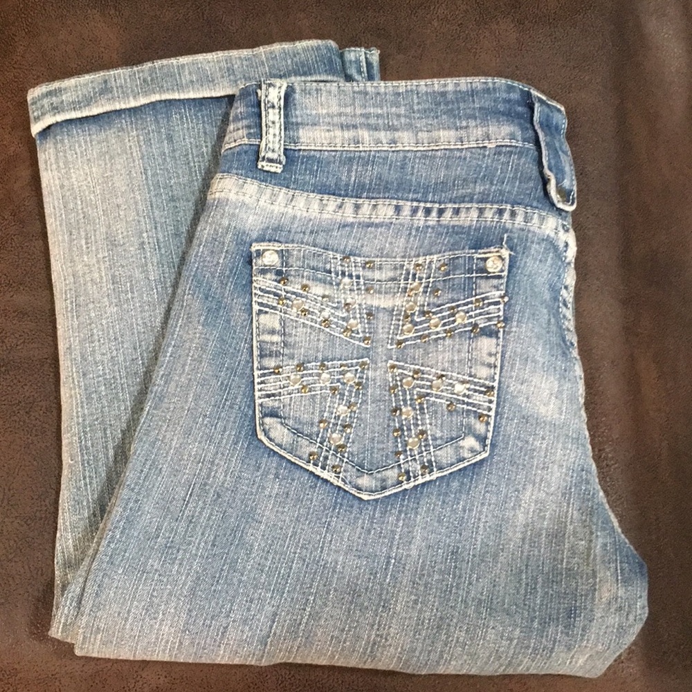 Rhinestones Capris