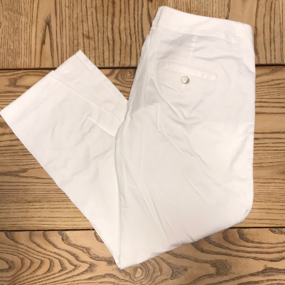 Express Columnist White Dress Capris