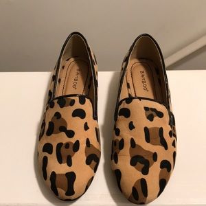 Cheetah print loafer