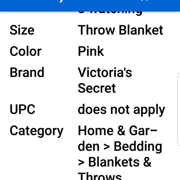 PINK VICTORIA'S SECRET, LIMITED EDITION THROW - Picture 3 of 5