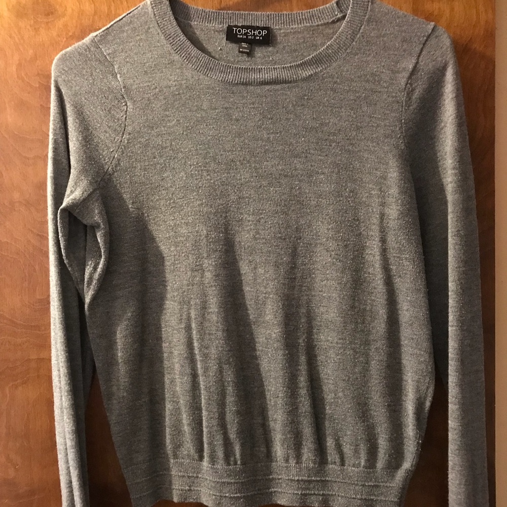 Topshop Gray sweater