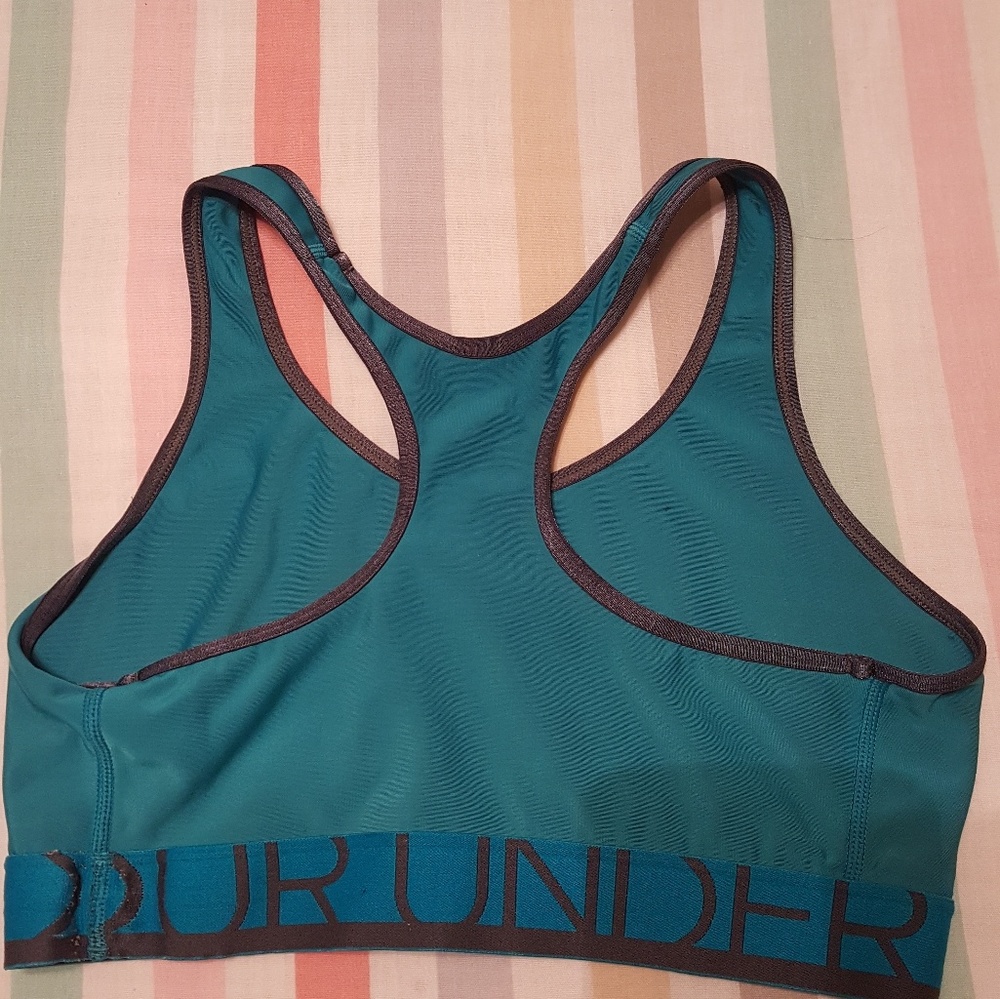 Teal "Under Armour" sports bra