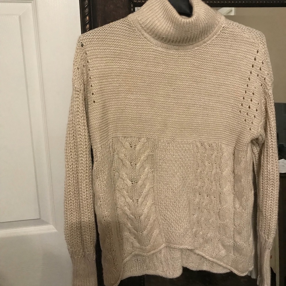 Mock turtleneck sweater