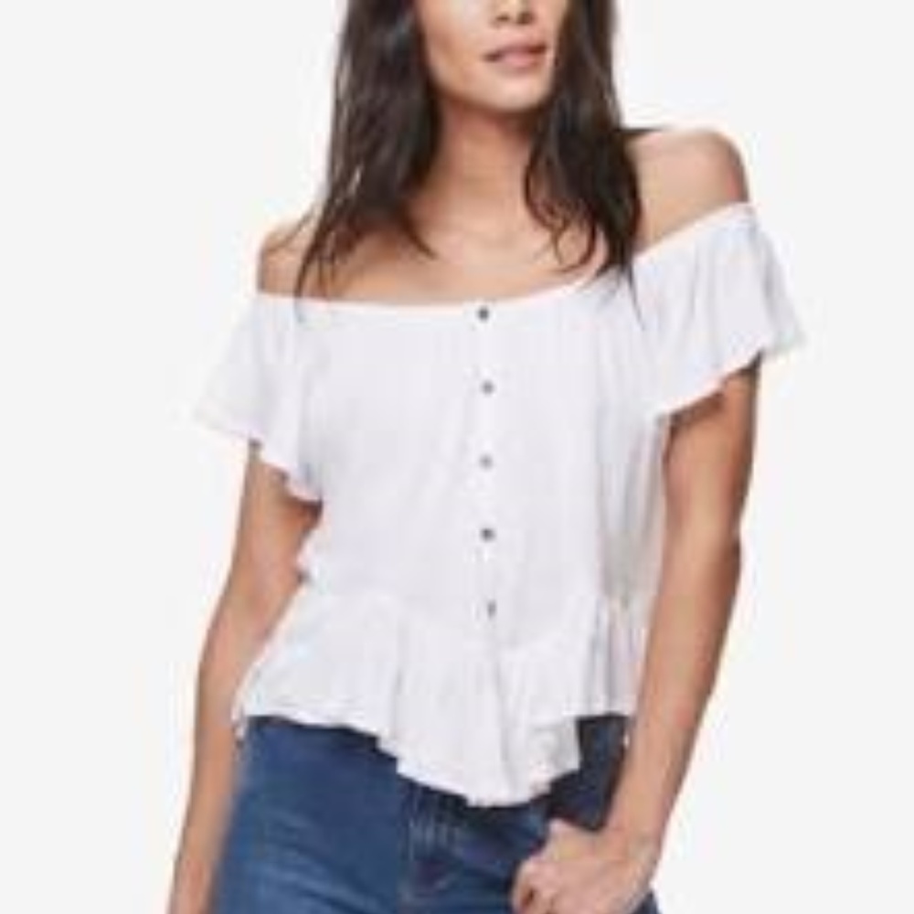 NWT Free People Mint Julep Top in White - Picture 3 of 6