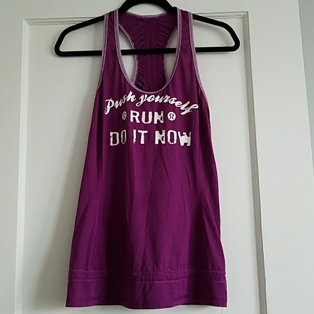 Lululemon running tank top Sz 6