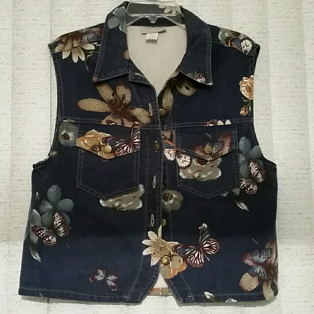 Stampede denim vest