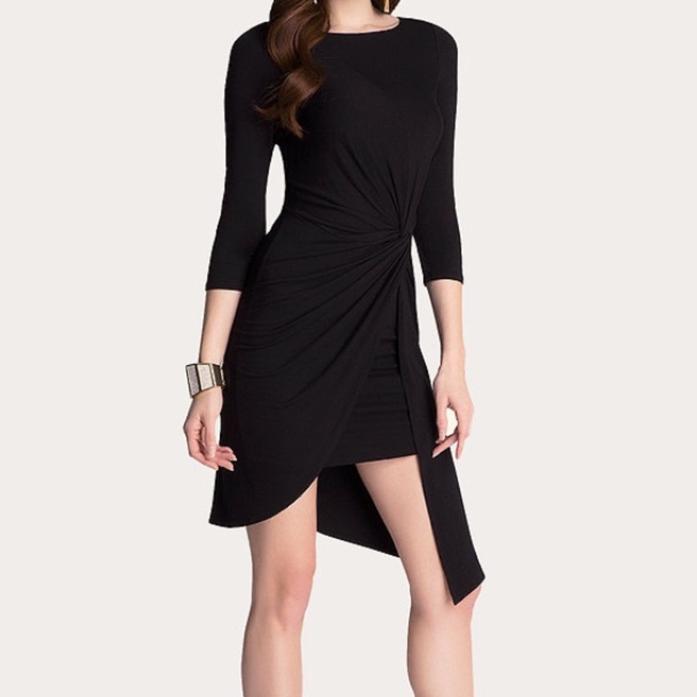 BEBE TWIST KNOT DRESS sz M