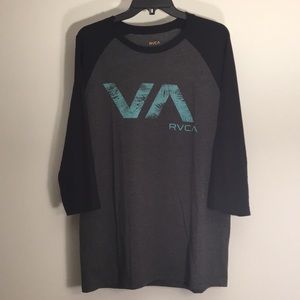RVCA Baseball Tee - Large