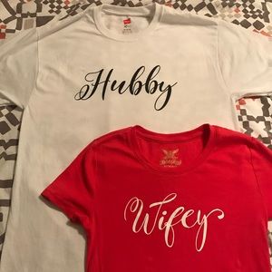 Wifey and Hubby shirt set