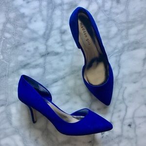 Steve Madden Stiletto Heel - Blue Suede