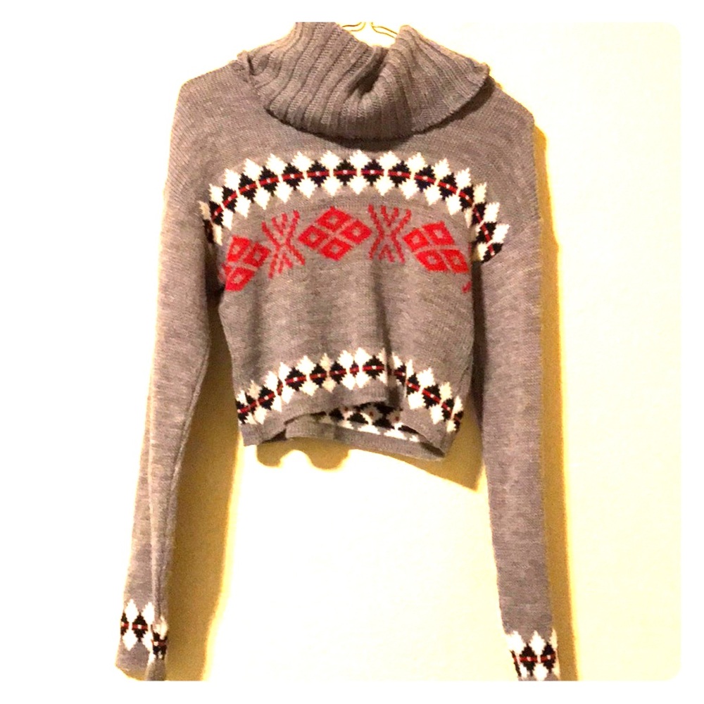 As good as new waist cropped sweater