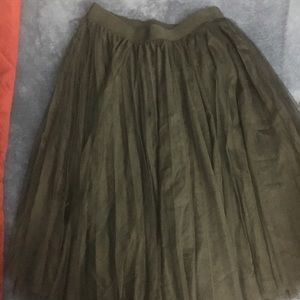 Black tulle skirt