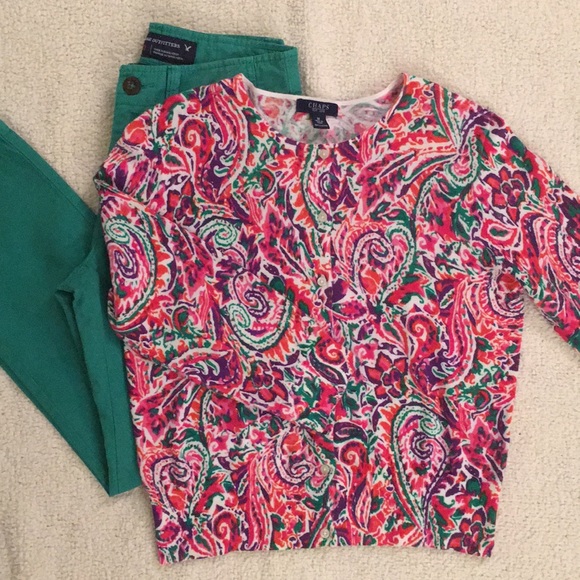 🌷CHAPS🌷like NEW cardigan - Picture 1 of 7
