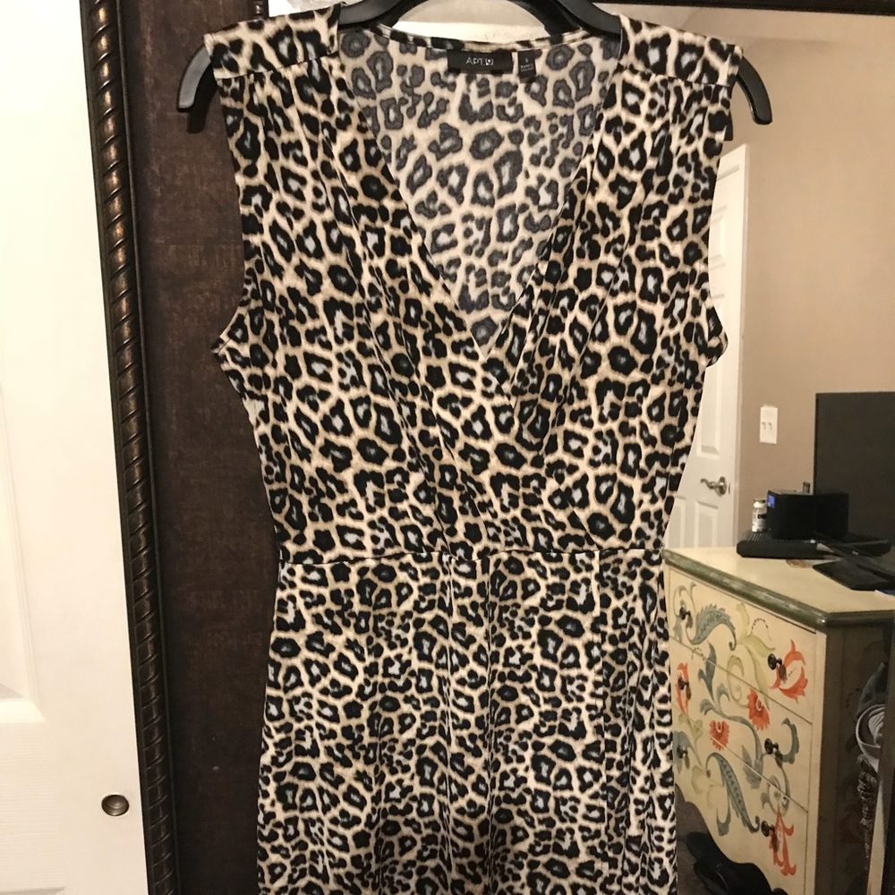 Leopard print dress