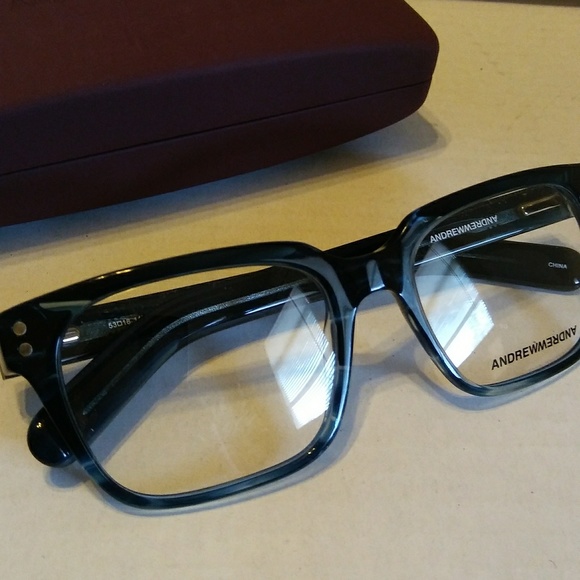 ANDREW ANDREW TURQUOISE BLUE EYEGLASSES main image 2