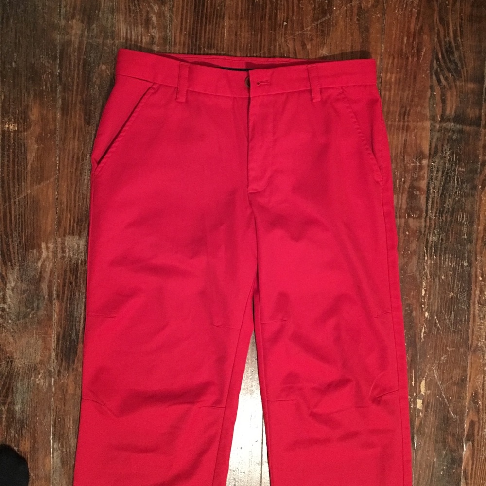Izod Golf Pants Red