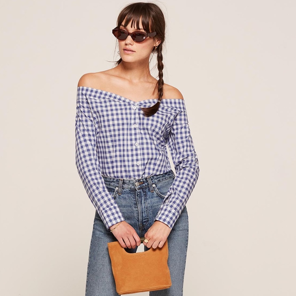 reformation derby top size m nwot