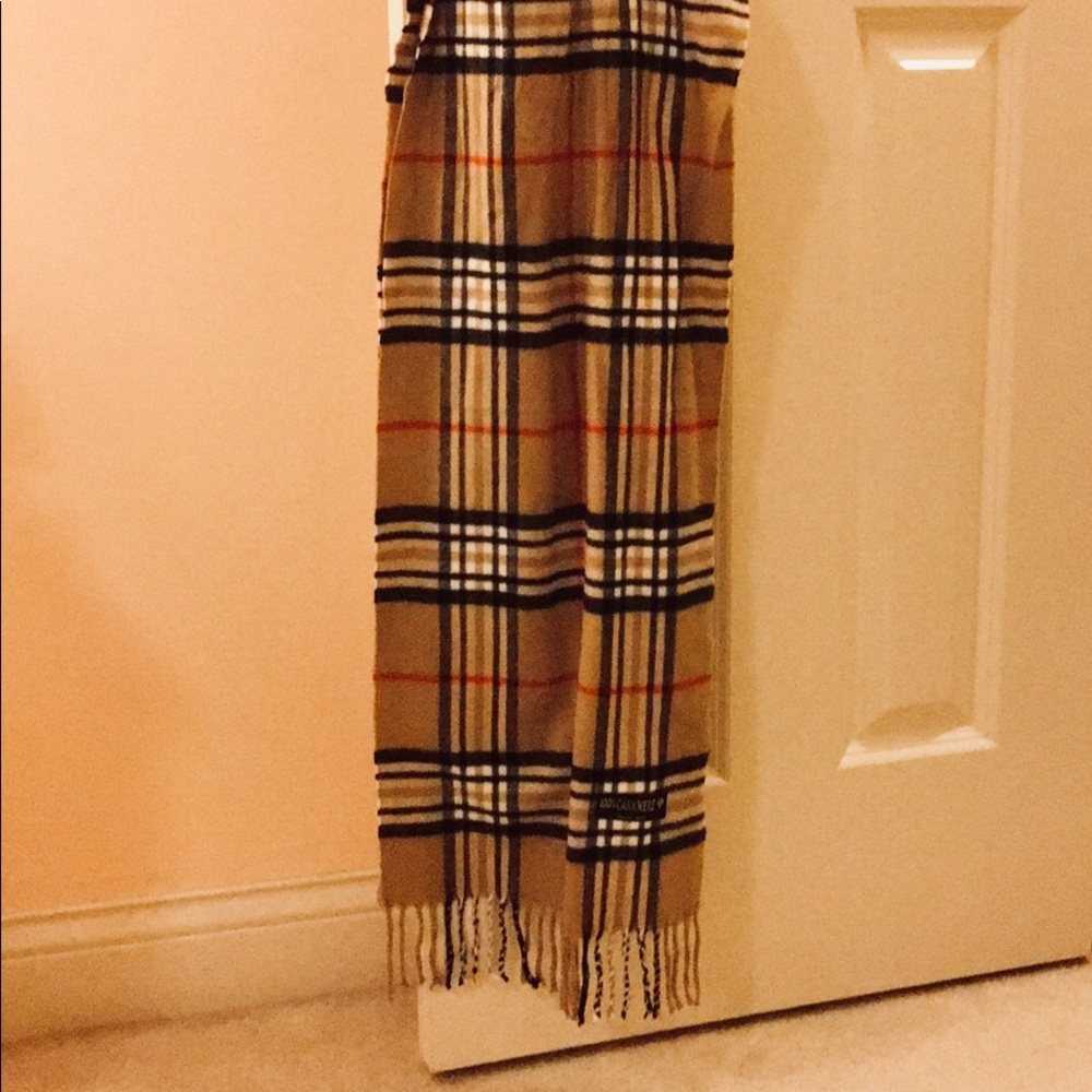 Plaid Cashmere Scarf (Made in Italy)