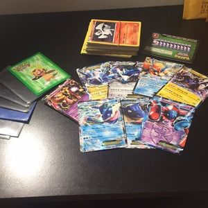 Multiple Exes+ Sleeves+ 100 cards+ unused codes
