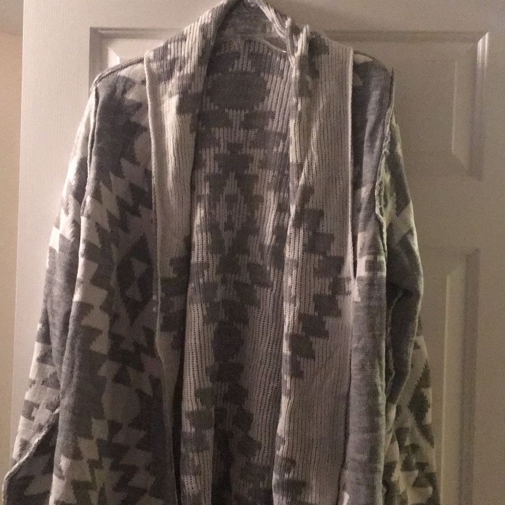 Aztec Print Cardigan