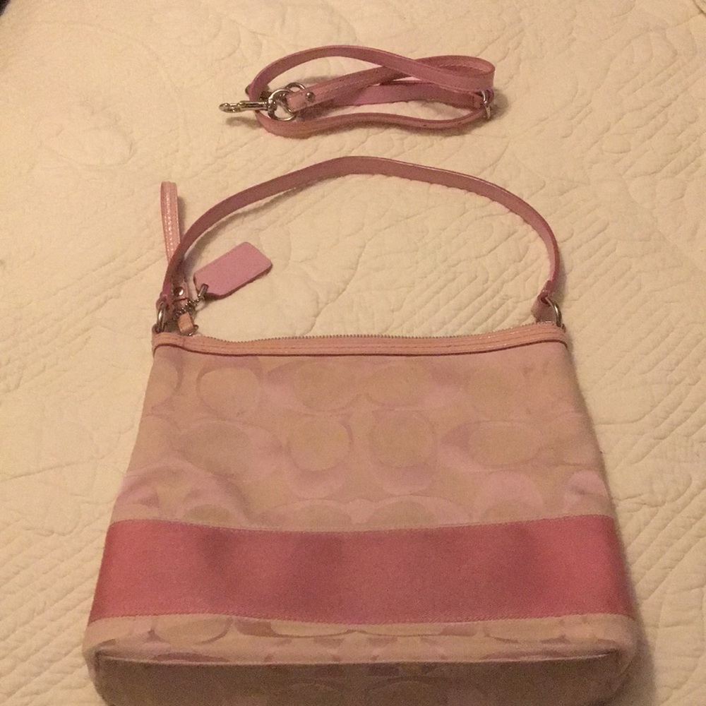 Coach pink Crossbody