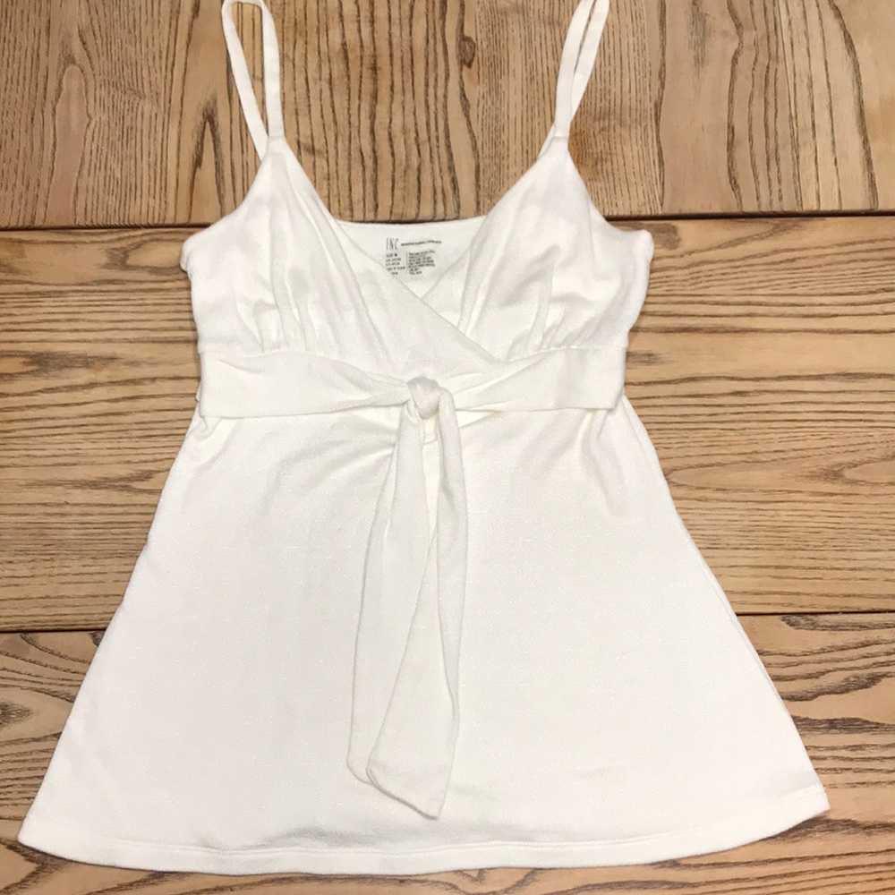 INC Cream Dress Tank Top Blouse