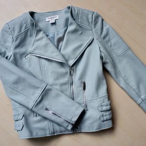 Faux Leather Moto Jacket