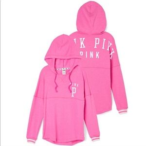 💜Pink Victoria’s Secret Varsity Hoodie