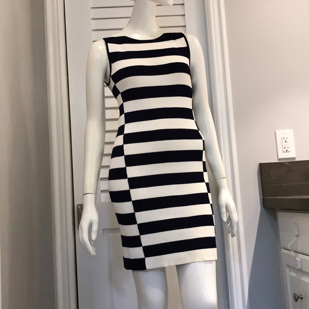 Theory stripe dress Small