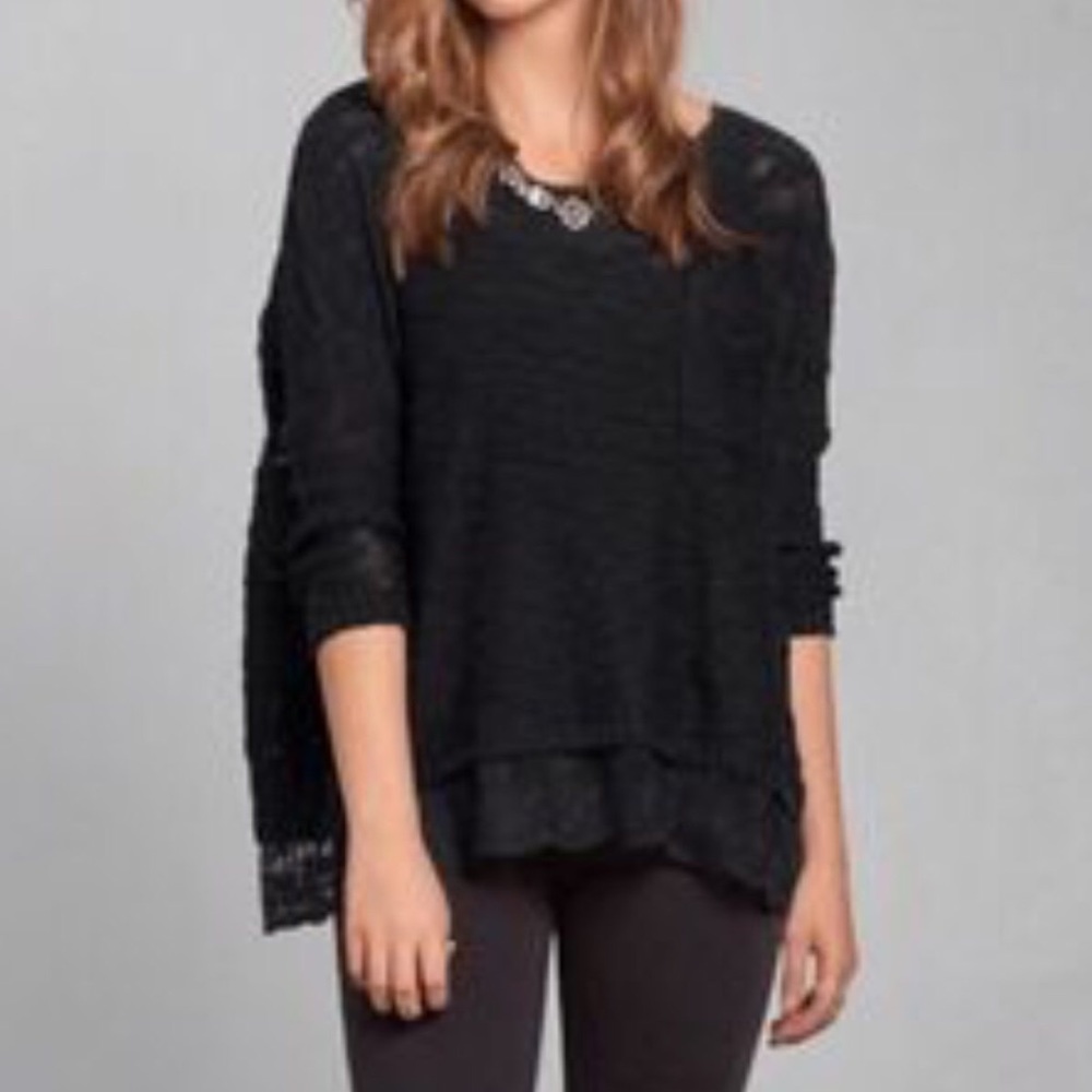 Abercrombie Black Sweater