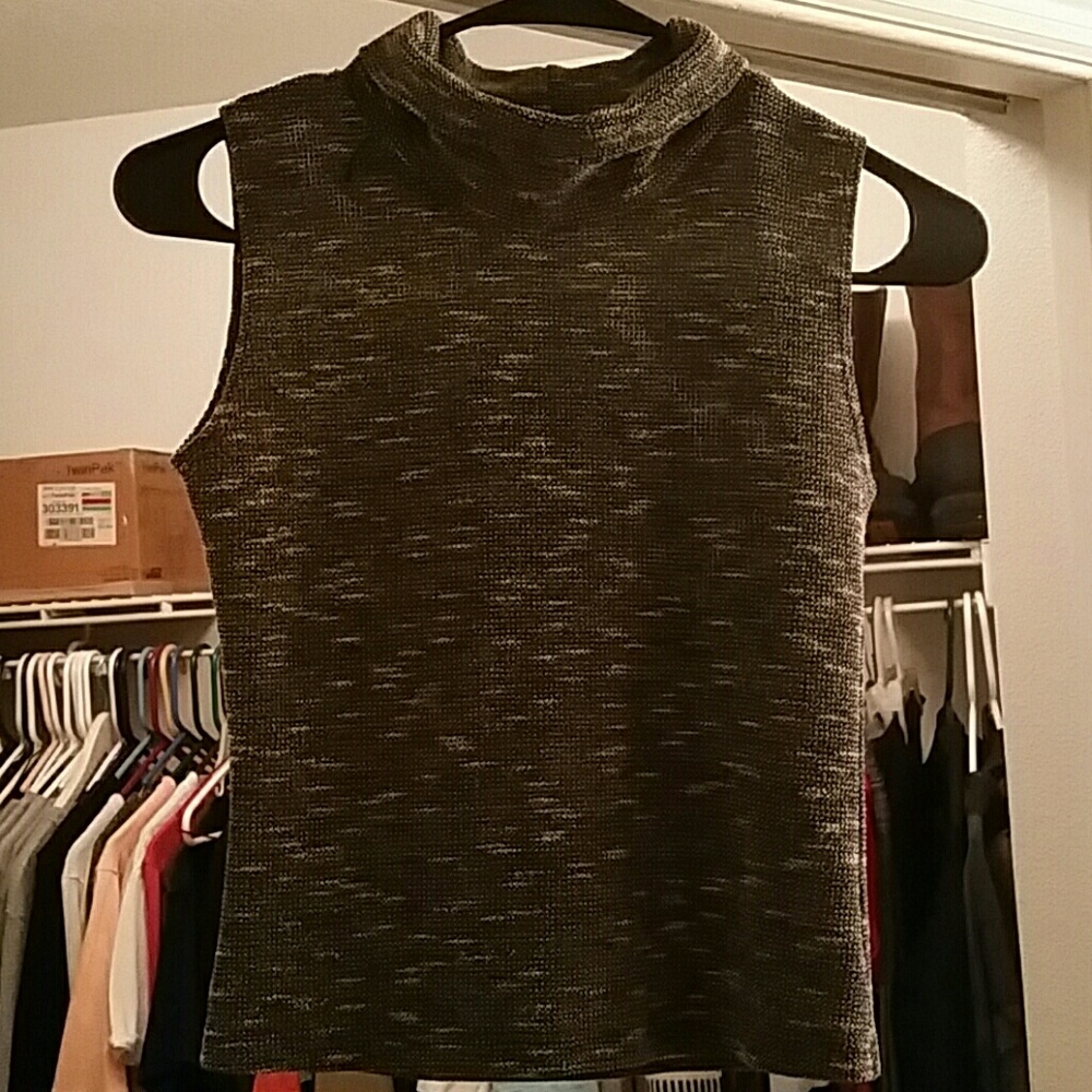 Charlotte Russe turtle neck crop top