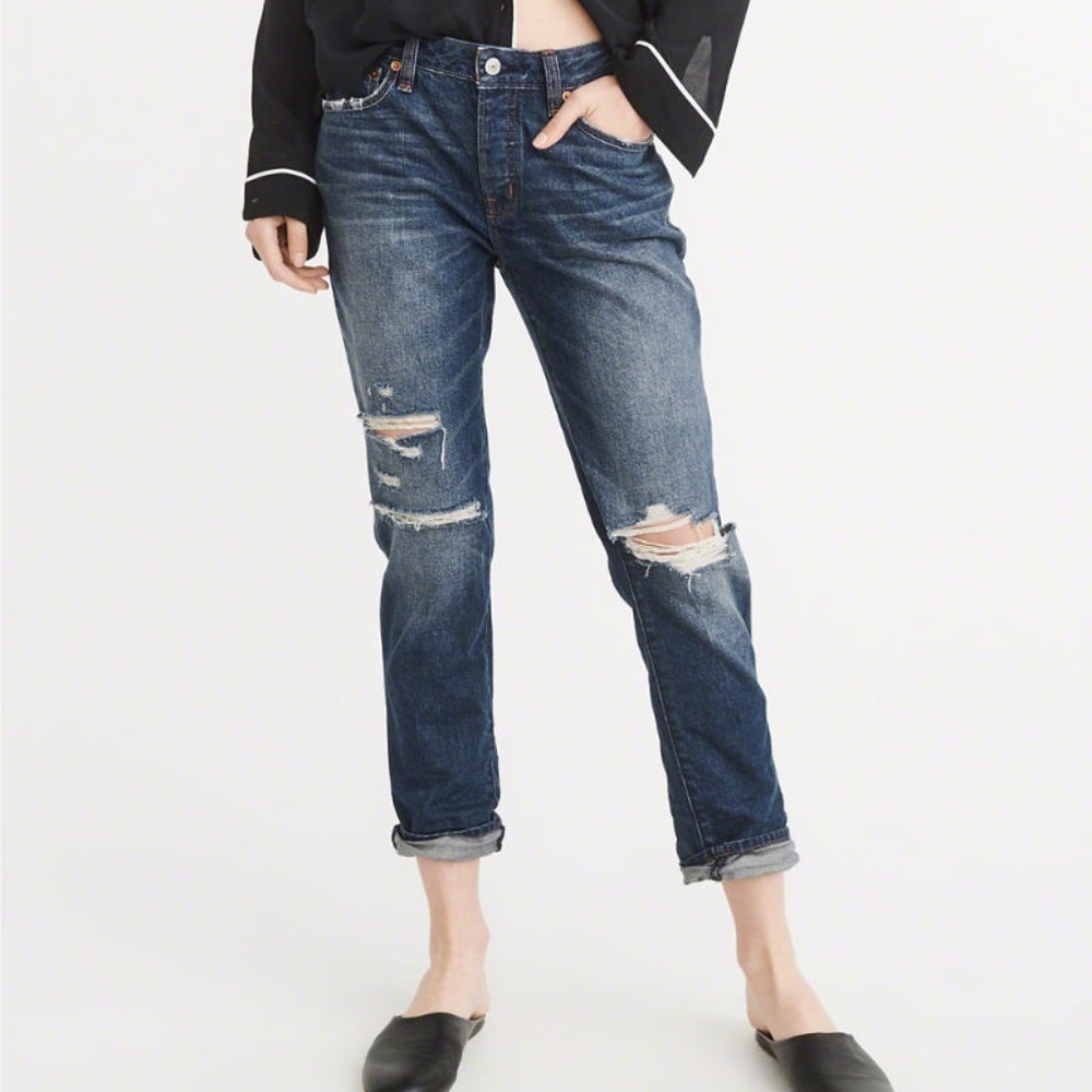 Abercrombie and Fitch Women's Boyfriend Jeans