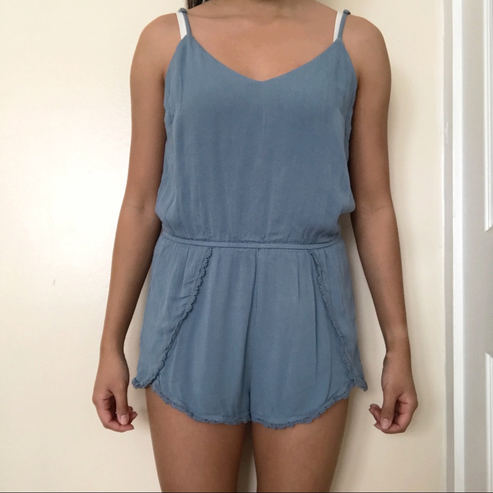 Cute blue romper