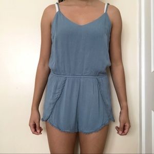 Cute blue romper