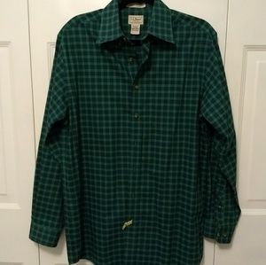 LL Bean Traditional Fit Shirt Medium Tall