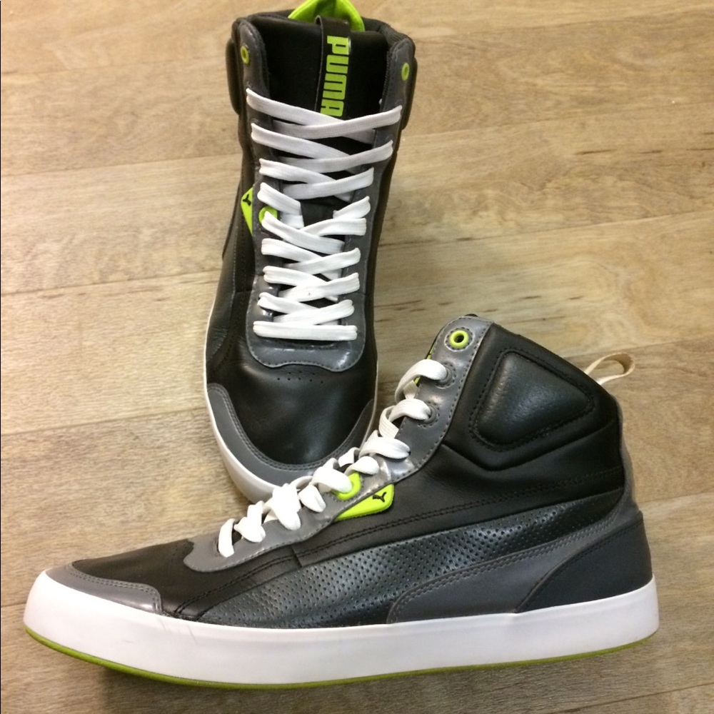 Puma retro sport lifestyle high top sneakers