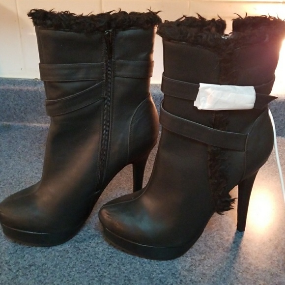 JustFab Shoes - JustFab Faux Fur Lining Boots