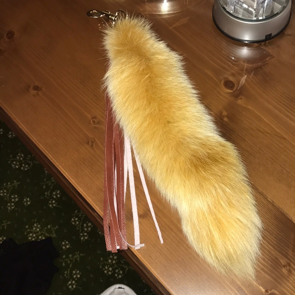 Fur keychain
