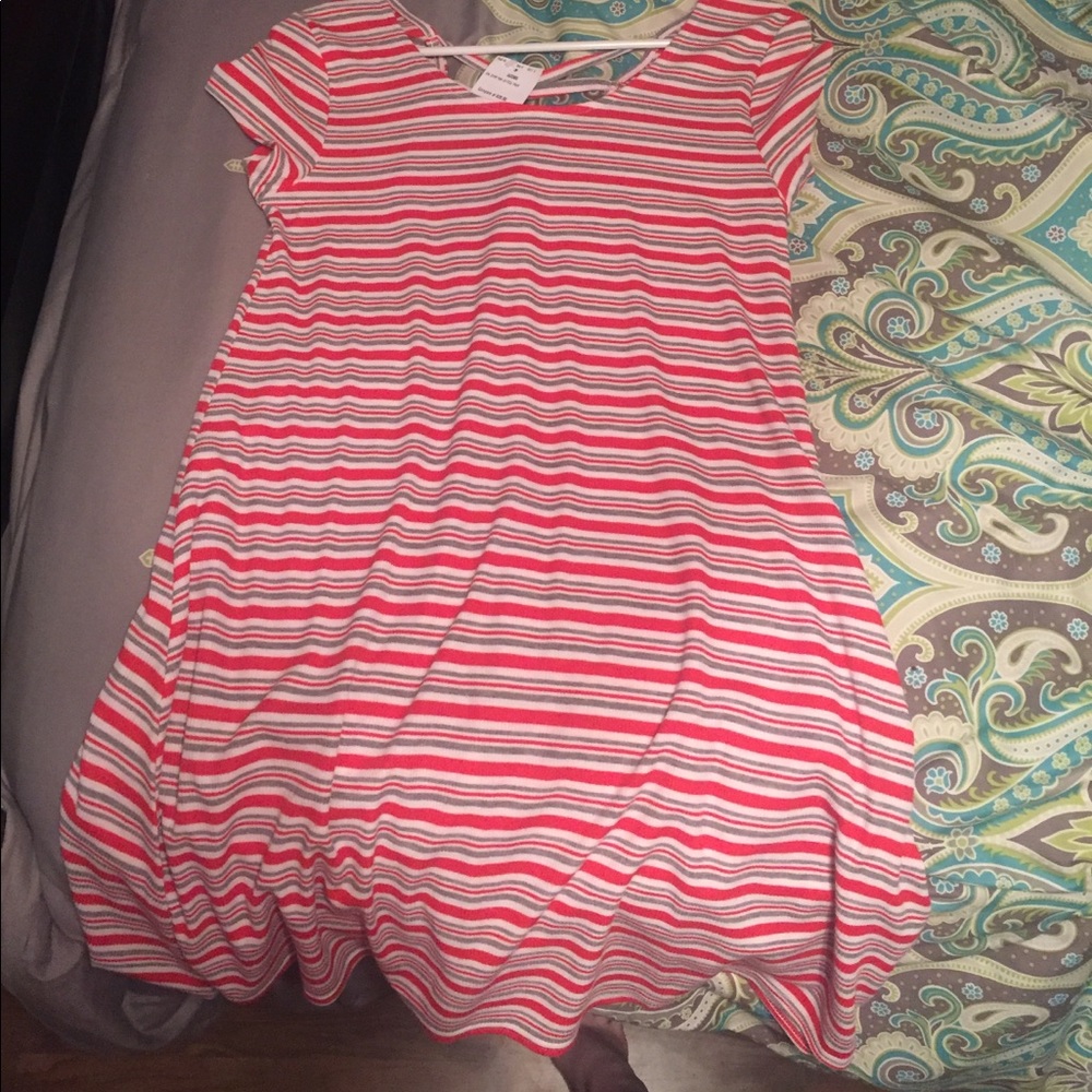 Striped T-shirt dress